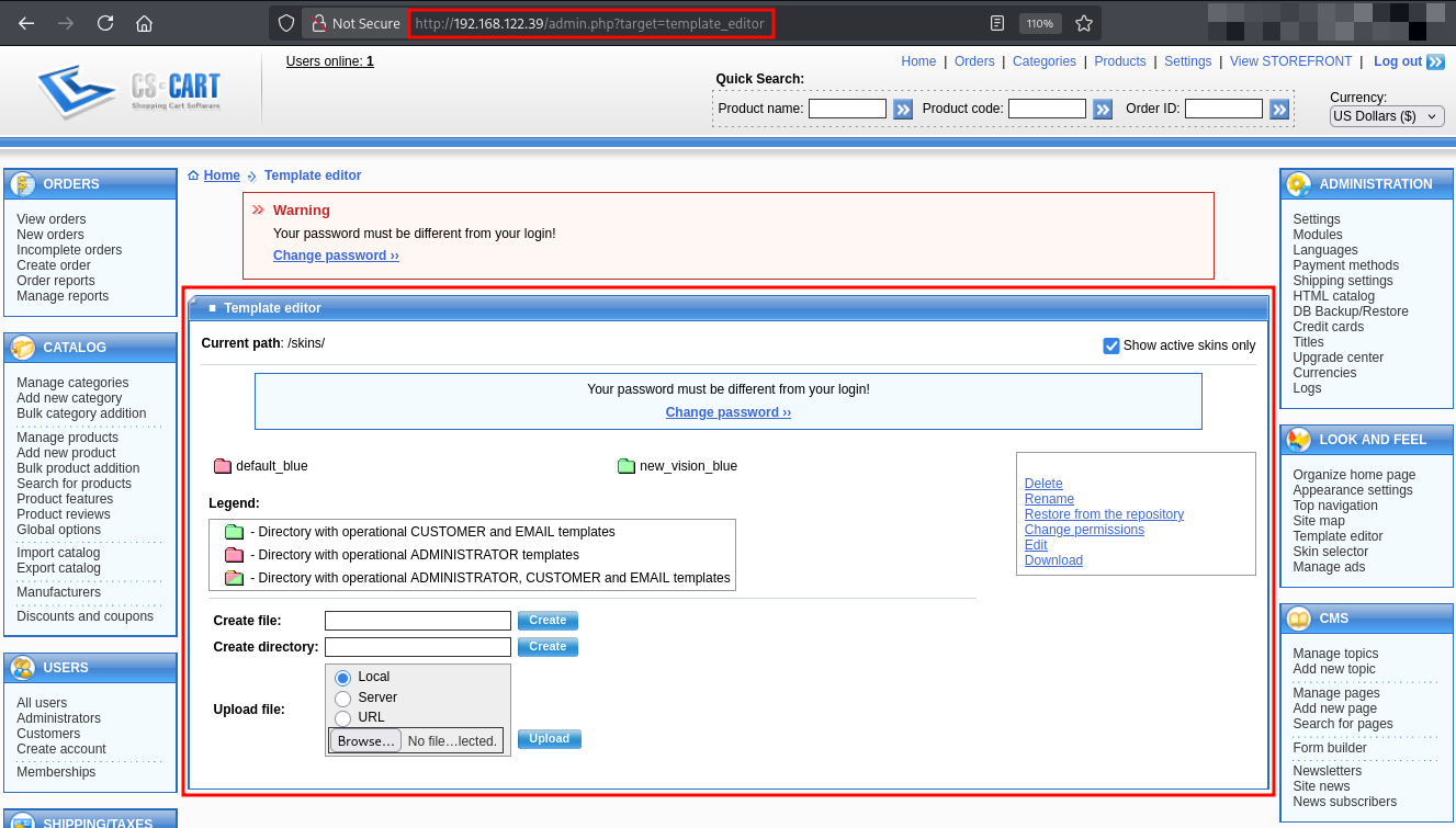 Upload Functionality